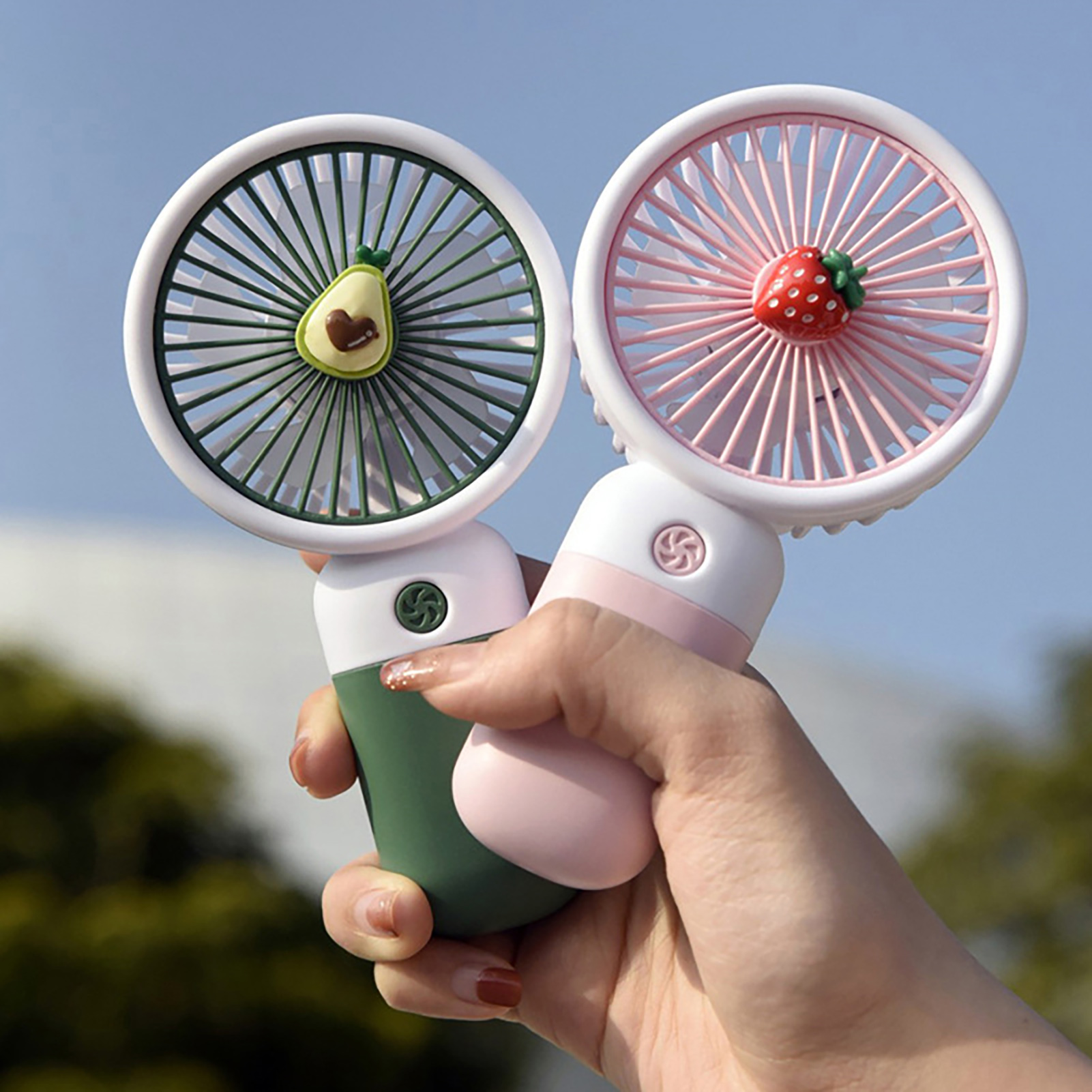 Mini Fan Multifunctional Cool Summer Fruit Cartoon Handheld Mini Fan (random color) buy online in Pakistan