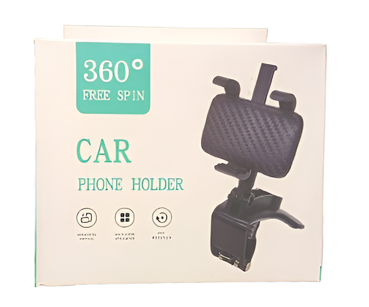 CAR Smart Phone Holder - 360 Free Spin | 360° Mobile Holder Foldable | 360° Rotateable Strong Grip Mobile Holder for Cars buy online in Pakistan