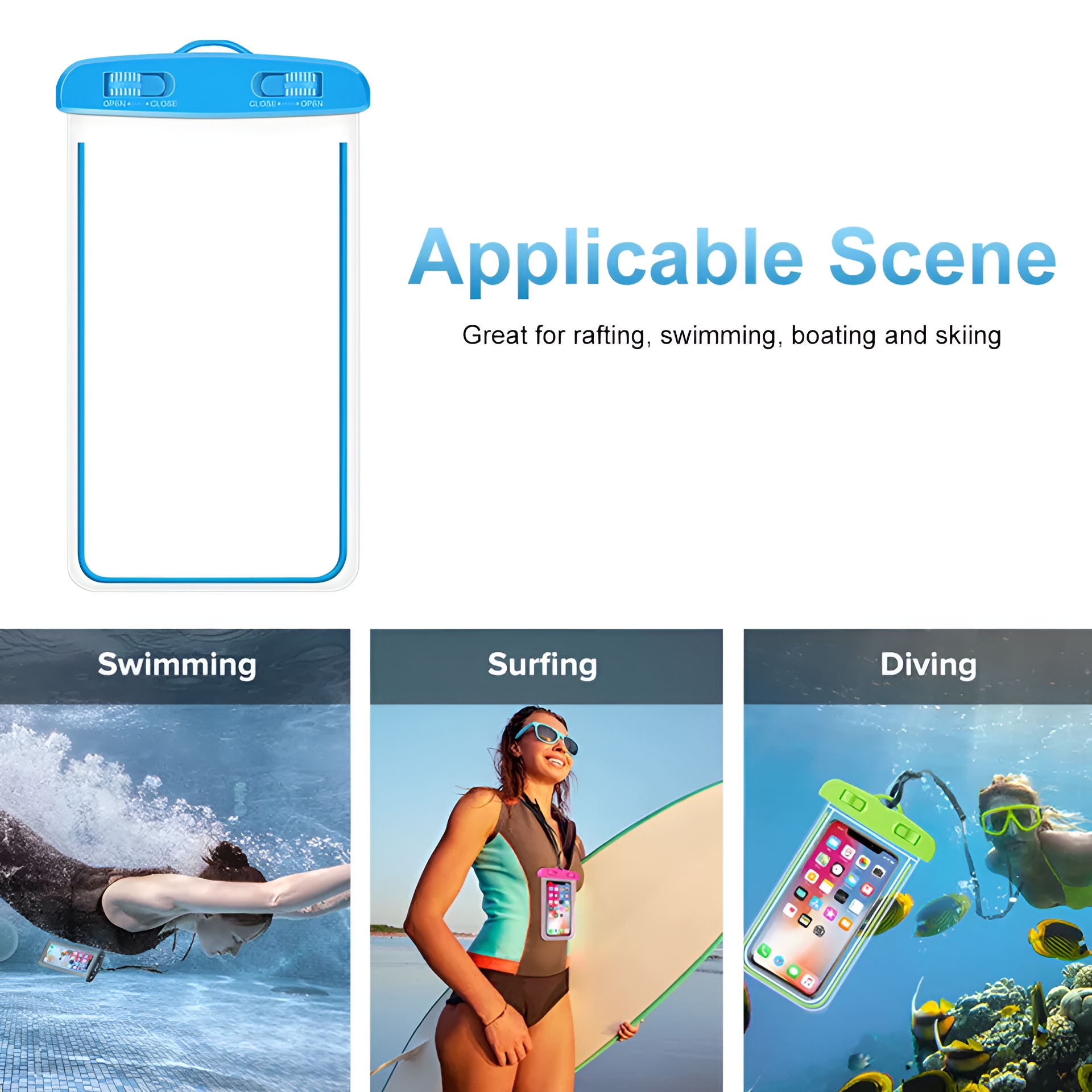 Universal Water Proof Mobile Pouch - Random color buy online in Pakistan