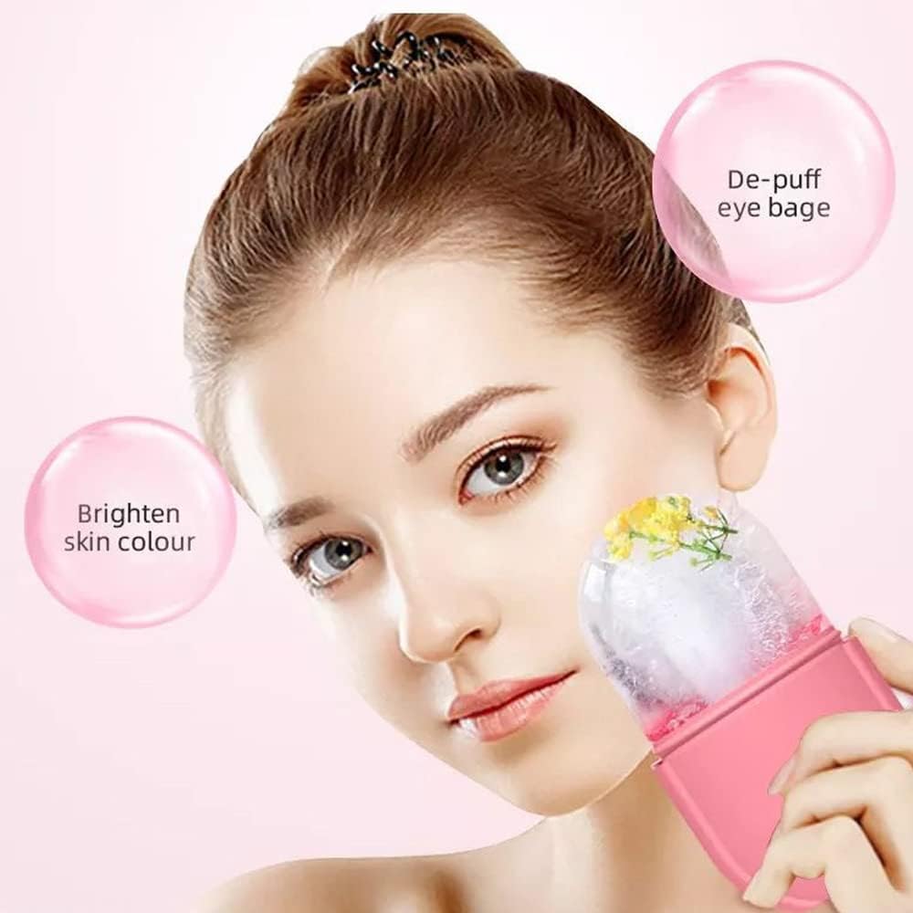 (plain design )Ice Roller for Face Ice Roller for Face Massager Face Ice Roller to Enhance Skin Glow Shrink &Tighten Pores Reusable Facial Ice Roller Face Ice Treatment (random color) buy online in Pakistan