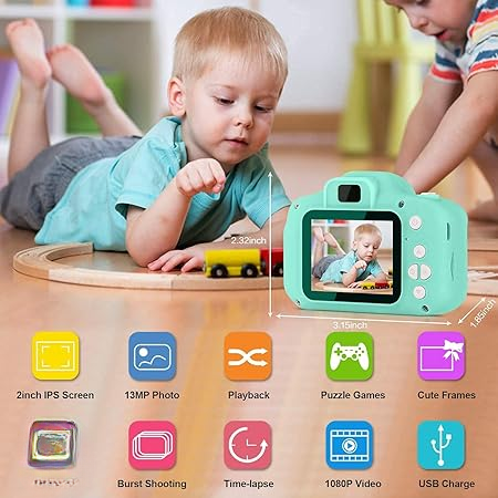 Children Mini Digital Camera Can Take Pictures Video Small Sir Toys | Kids Camera, Digital Video Camera for Kids, Christmas Birthday Gift for Boys & Girls - Random colors buy online in Pakistan