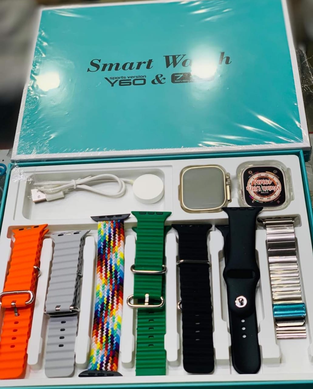 Y60 ULTRA  7 IN 1 Smart Watch (Random color) buy online in Pakistan