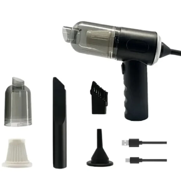 3 In 1 Portable Vacuum Cleaner Wireless Hand-held Cleaning For Car Home (As 228)