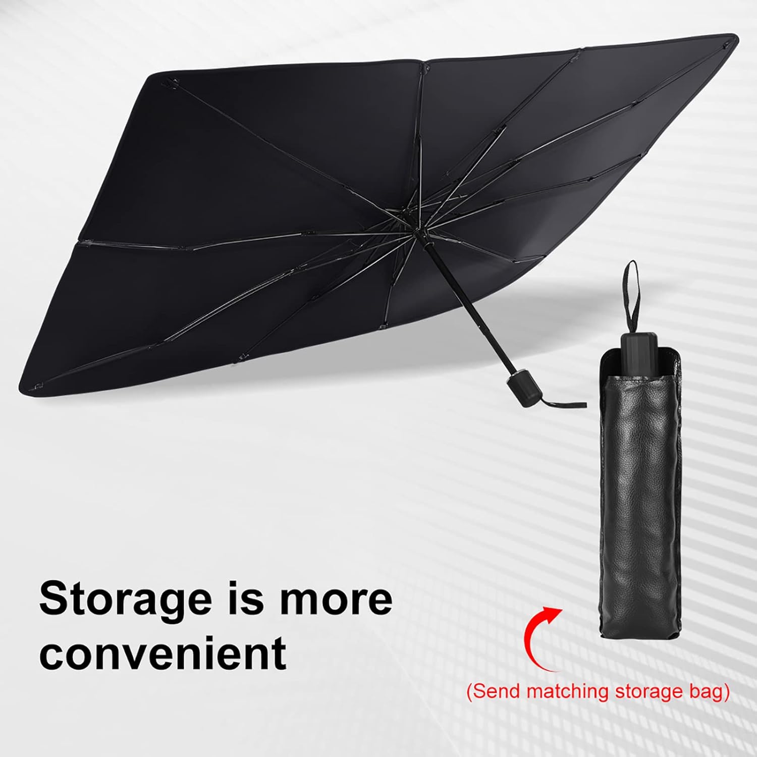 Foldable Car Windshield Umbrellas, Car Windshield Sun Shade Umbrella for Front Windows, Suitable for Windshields of Various Car Models buy online in Pakistan