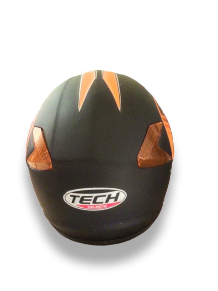Tech Helmet for Rider Full Face Safety Helmet for Bike Motorcycle Durable ABS Shell Impact Resistant Helmet Comfortable view 2