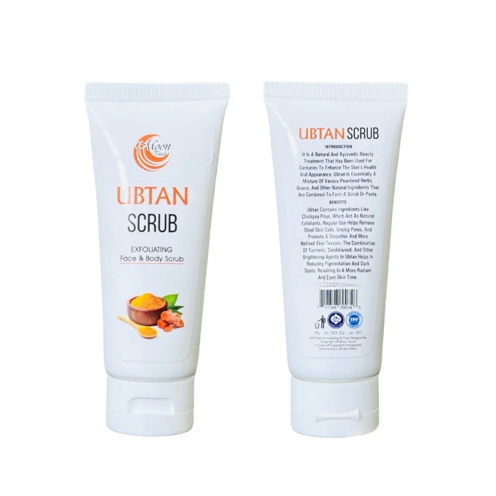 Ubtan Scrub exfoliating face and body Scrub buy online in Pakistan