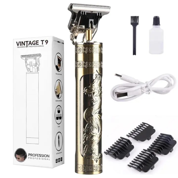 metal Body - Vintage T9 Trimmer and Hair Clipper Cutting Machine For Men buy online in Pakistan