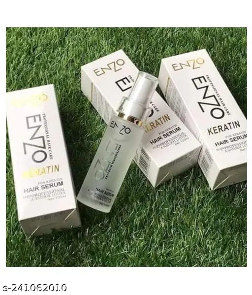 Enzo Keratin Hair Serum – Hair Straightening & Smoothing Serum for Men & Women - 100ml
