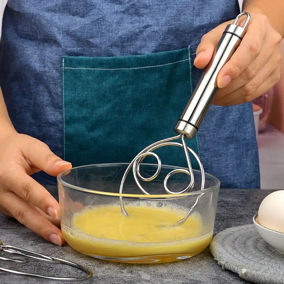 Manual Non Stick Steel Flour Cream Mixer Beater | Dough Whisk Mixer, Kitchen Baking Blender Tool — Buy Online at Best Price in Pakistan on FlipcartPK