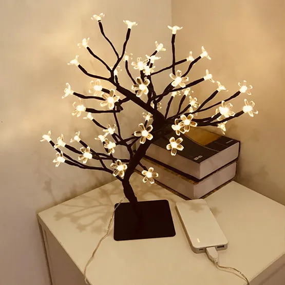LED Cherry Blossom Bloom light Trees table Lamp buy online in Pakistan