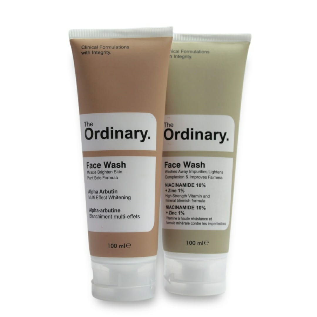 The Ordinary Facewash Alpha Arbutin, Hyaluronic And Niacinamide - Skincare Accessory Designed For Skin Cleansing And Daily Care Routine - 100ML Each Tube thumbnail 4