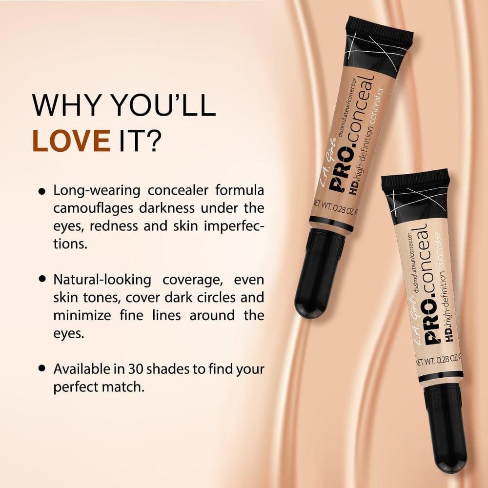 HD Pro High Coverage Concealer, Pack of 3 buy online in Pakistan