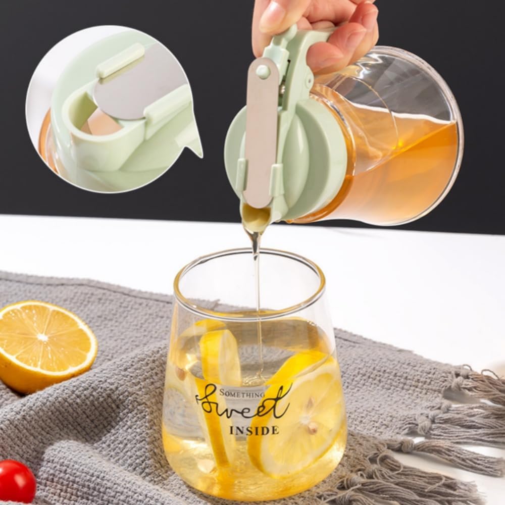 Honey Dispenser No Drip - Easy Squeeze Syrup Dispenser Bottle for Efficient Serving,  Honey Squeeze Jar for Kitchen & Coffee Bar, Mess-Free Solution(250ml) buy online in Pakistan