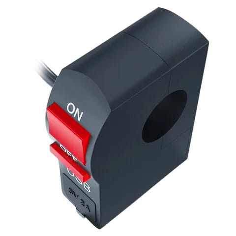On/Off & USB port 2 Amp 5 V universal switch for bike, Extra external on off button. extra lights switch buy online in Pakistan