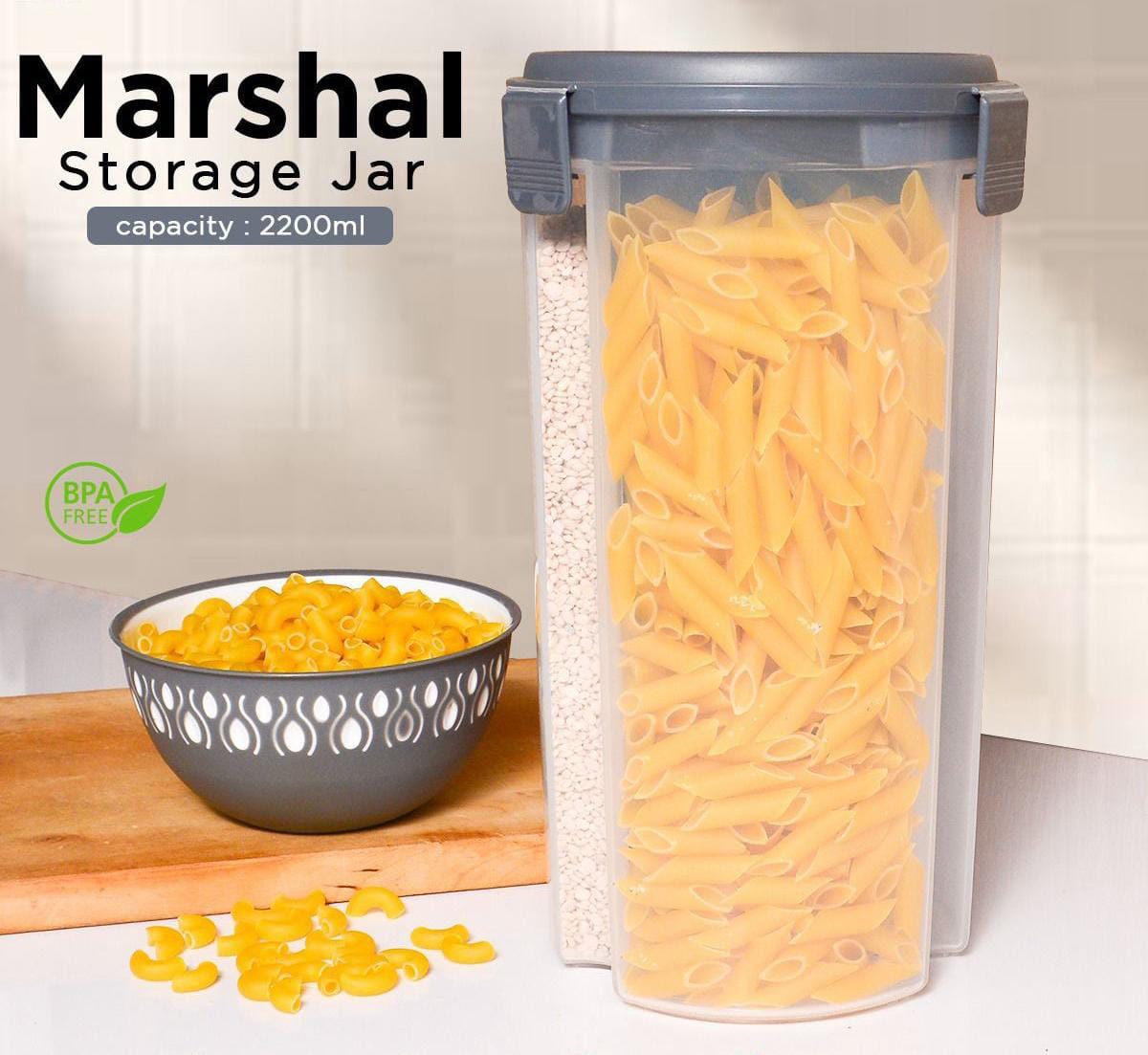 3 in 1 Transparent Air Tight Container with 3 Partitions buy online in Pakistan