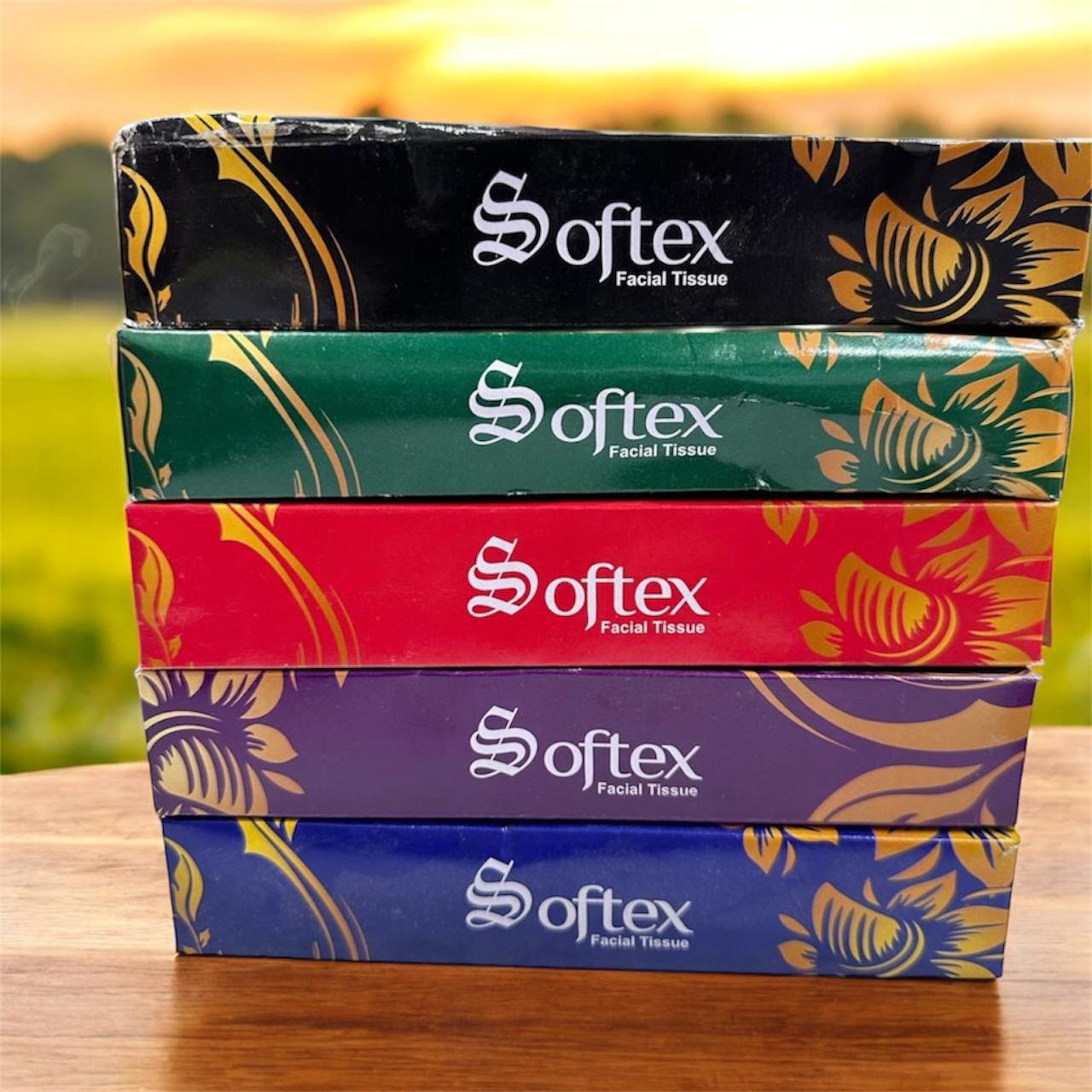 Pack Of 5 Softex Facial Tissue Box – 50 Pulls Per Box buy online in Pakistan