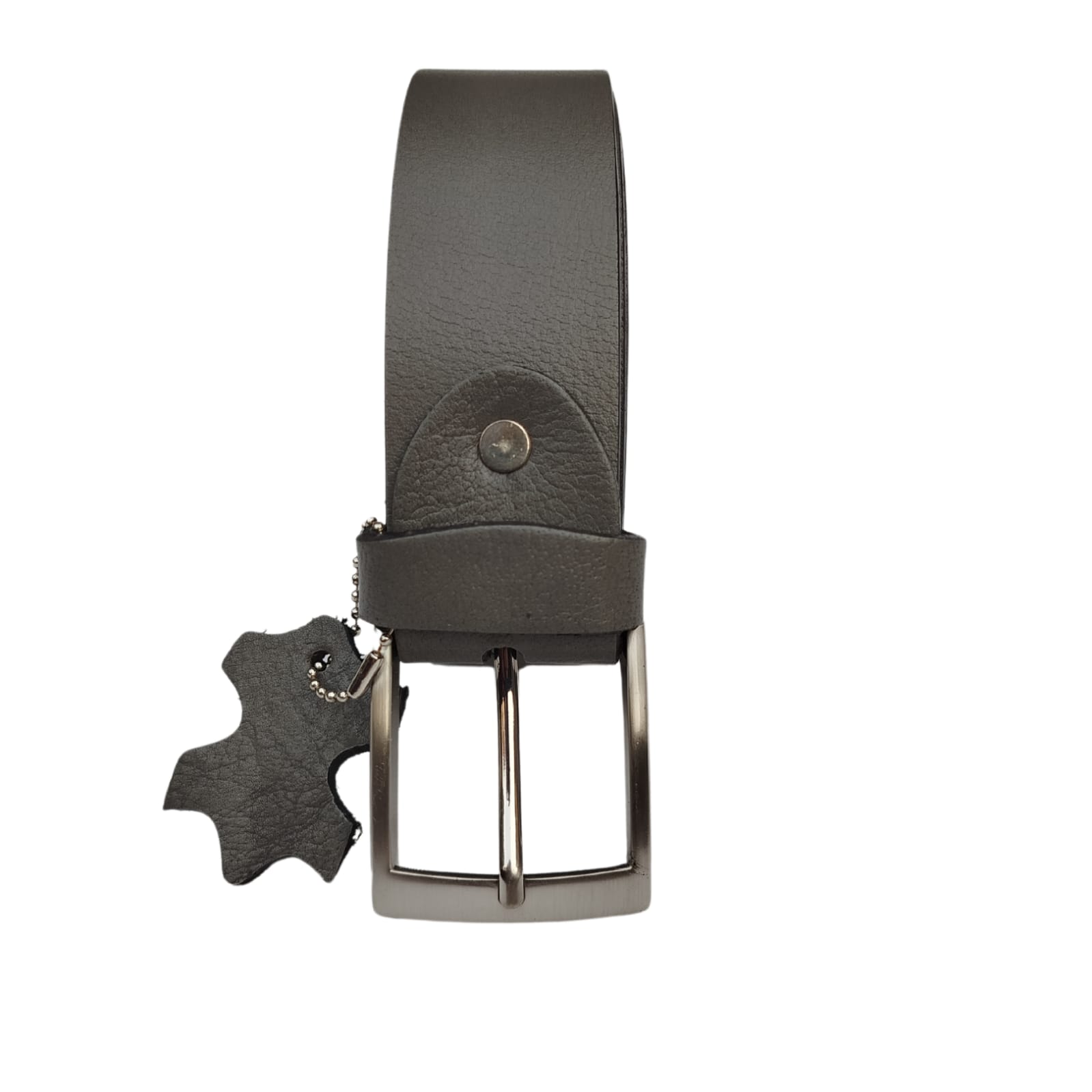 (Big Size) - Men Buffalo leather belt grey color | Waist Belt for boys & Mens (Grey) buy online in Pakistan