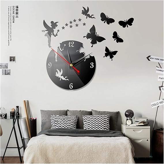 3d wall clock Wooden Wall Clock buy online in Pakistan