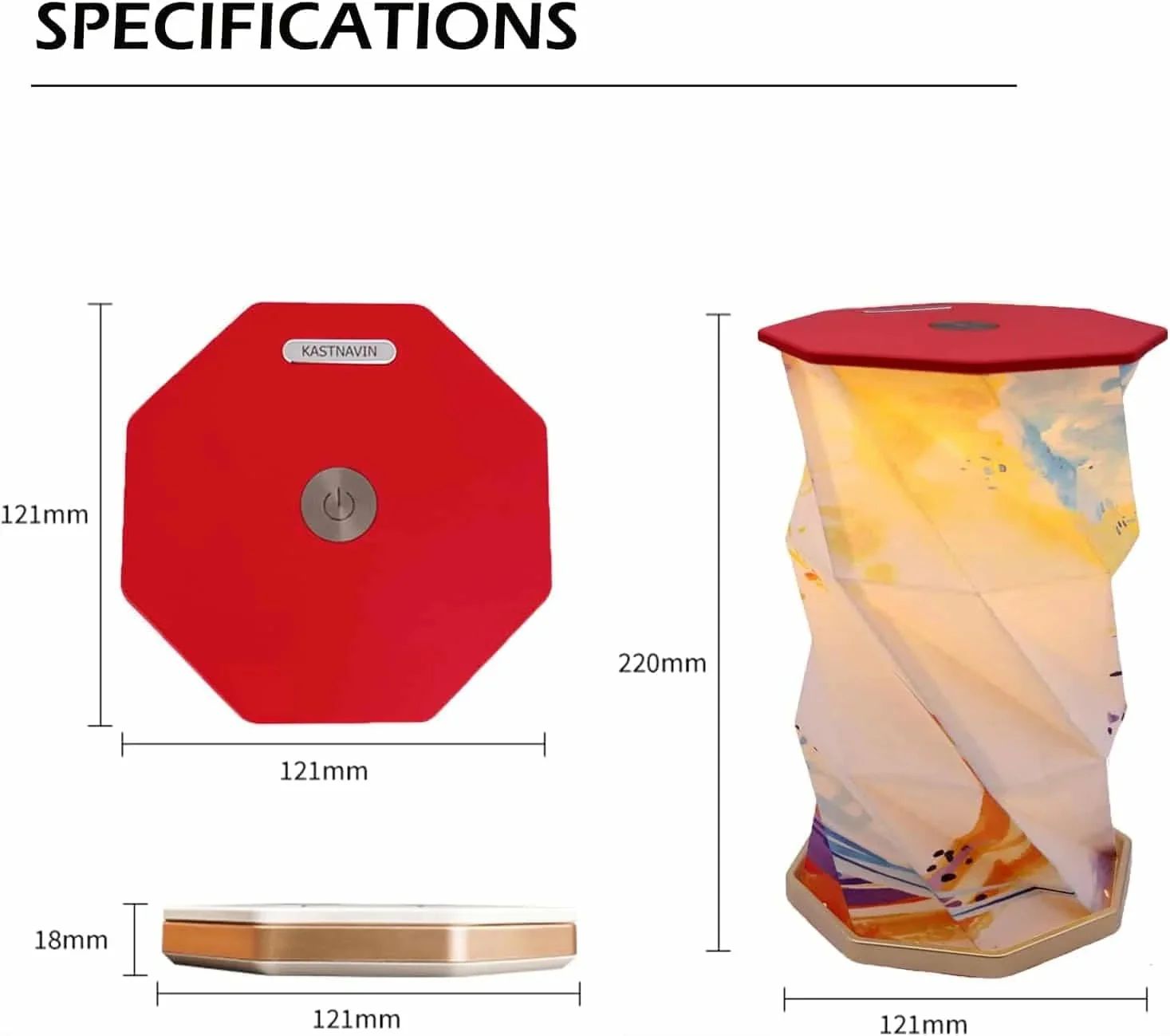 Portable Folding Wooden Table Lamp buy online in Pakistan