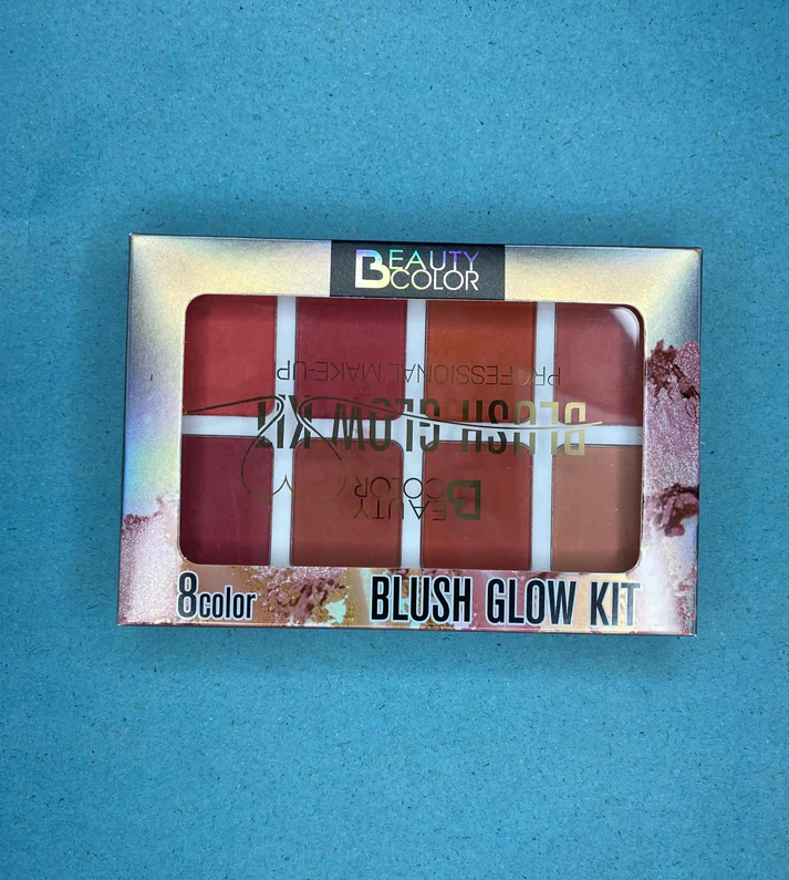 Beauty Color Blush Glow Kit - 8 Vibrant Colours Palette buy online in Pakistan
