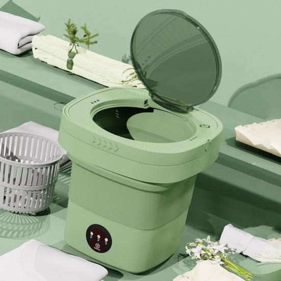 6.5L Portable Foldable Washing Machine Basket Random Color view 5