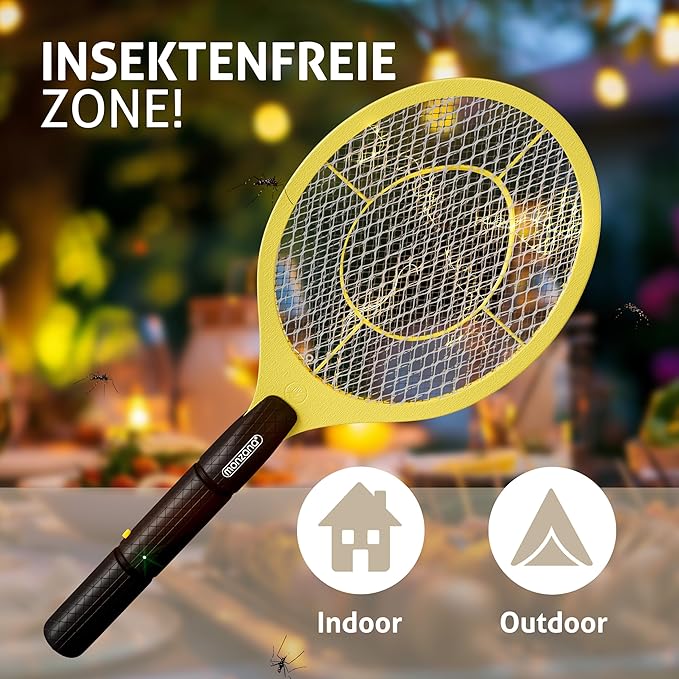 Electric Mosquito Killer Racket 2 In 1 LED Flash Light (Random Color) buy online in Pakistan