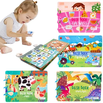 Busy Book, Quiet Book, Toddler Busy Book, for 2-4 Years Old Preschool Activity Toy Books Help Develop Learning Skills,(Only Math ) buy online in Pakistan