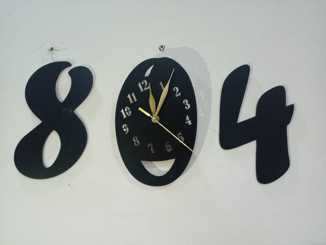 3d wall clock Wooden Wall Clock(804) buy online in Pakistan