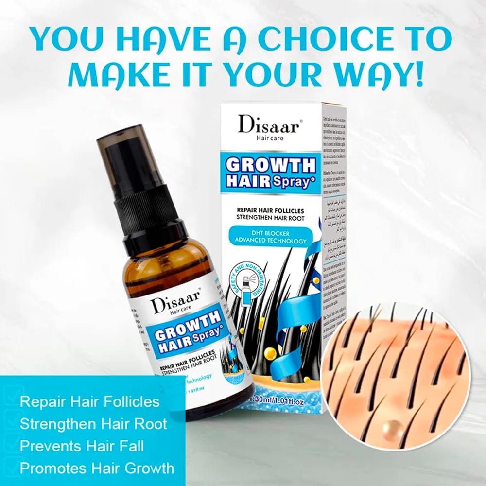 Original Growth Hair Oil Spray Repair Follicles Strengthen Hair Root DHT Blocker Nourishing 30ml view 3