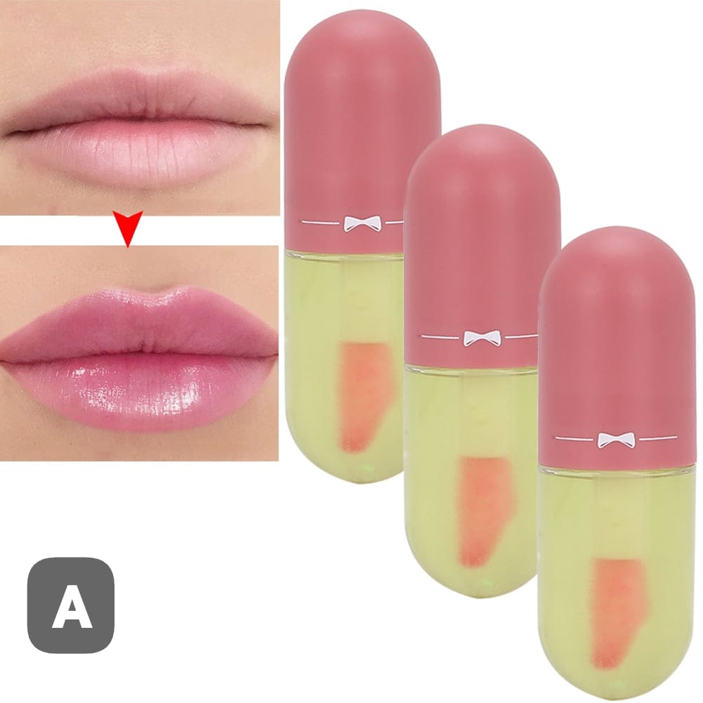 Set Of 3 Lip Oil Gloss Volumising Lip Plump Enhancer Fuller Lip Plumper Base Set view 4