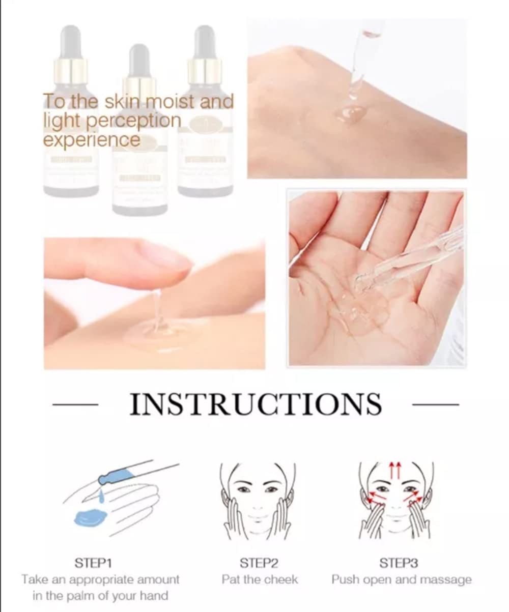 AICHUN BEAUTY Anti-Wrinkle Moisturizing Facial Serum - Hyaluronic Acid, Argan Oil - 2in1 Care - 30ml view 4
