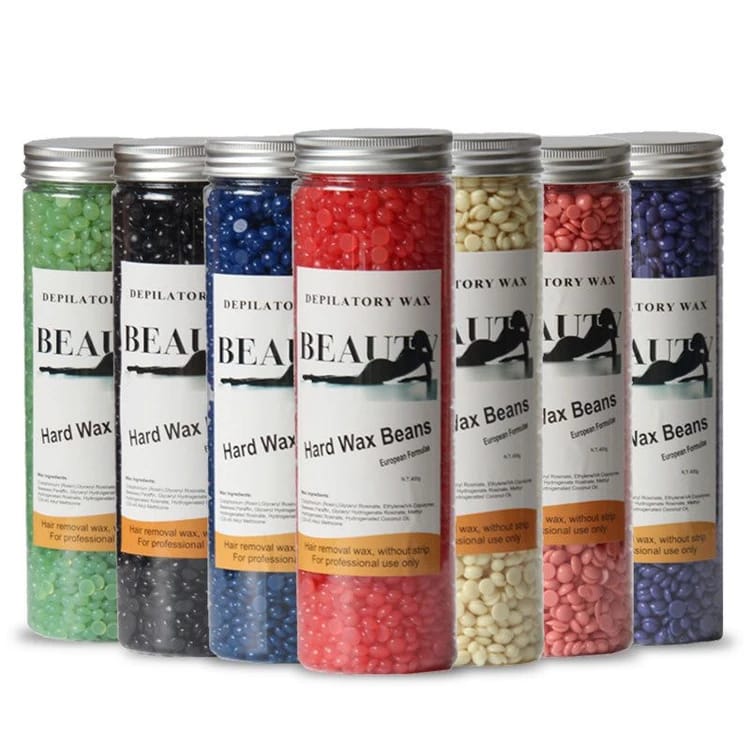 Hair Removing Hard Beans Wax Painless Beauty Wax Beans for All Skins Wax Beans for Face Body Legs(400g) (random color) view 5