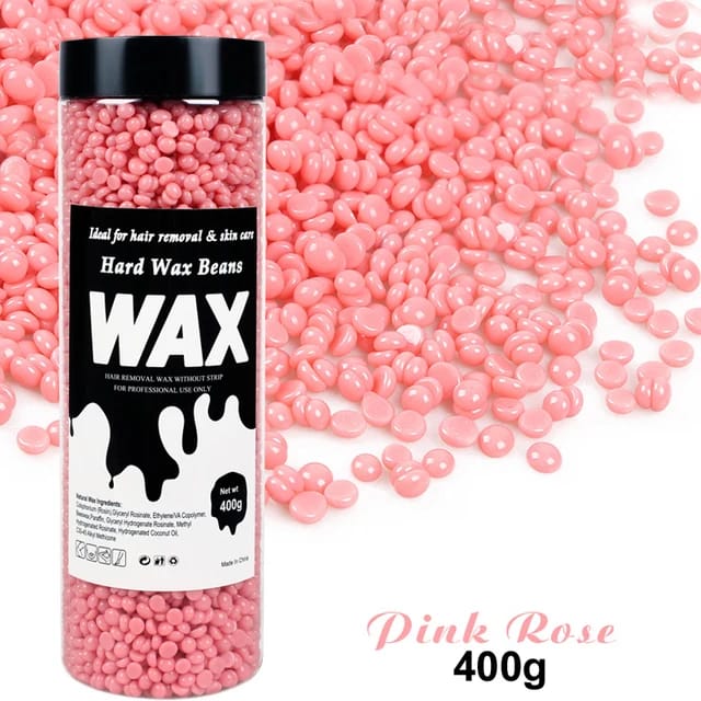 400g Depilatory Wax Beans for Hair Removal Hard Wax Pellet for Wax Warmer Hot Film Painless (random color) view 5