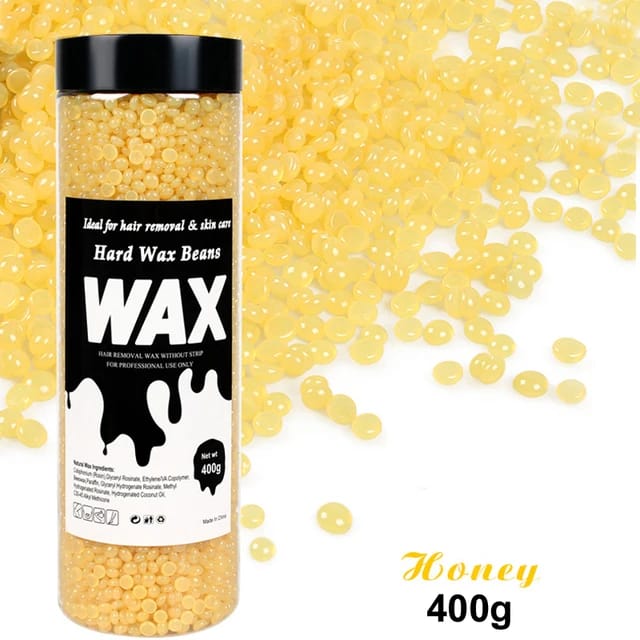 400g Depilatory Wax Beans for Hair Removal Hard Wax Pellet for Wax Warmer Hot Film Painless (random color) view 3