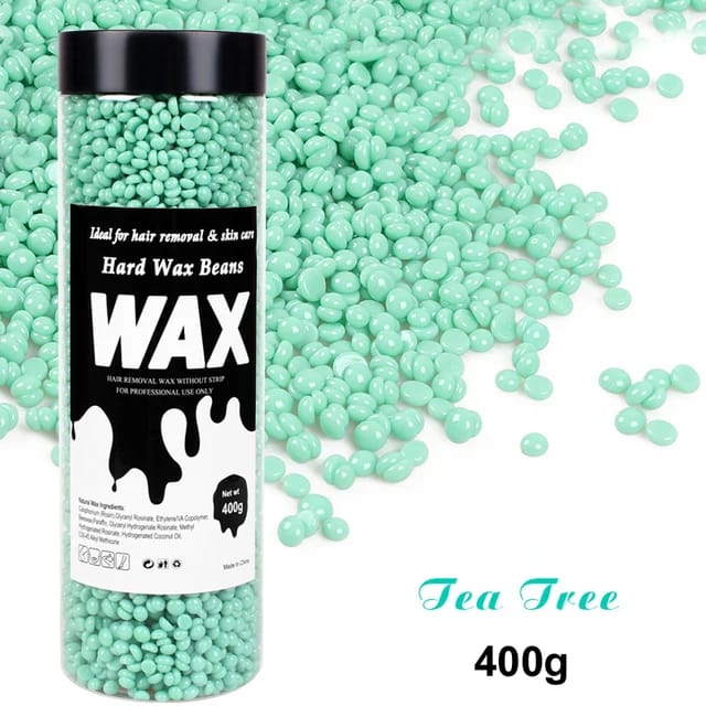 400g Depilatory Wax Beans for Hair Removal Hard Wax Pellet for Wax Warmer Hot Film Painless (random color) view 2