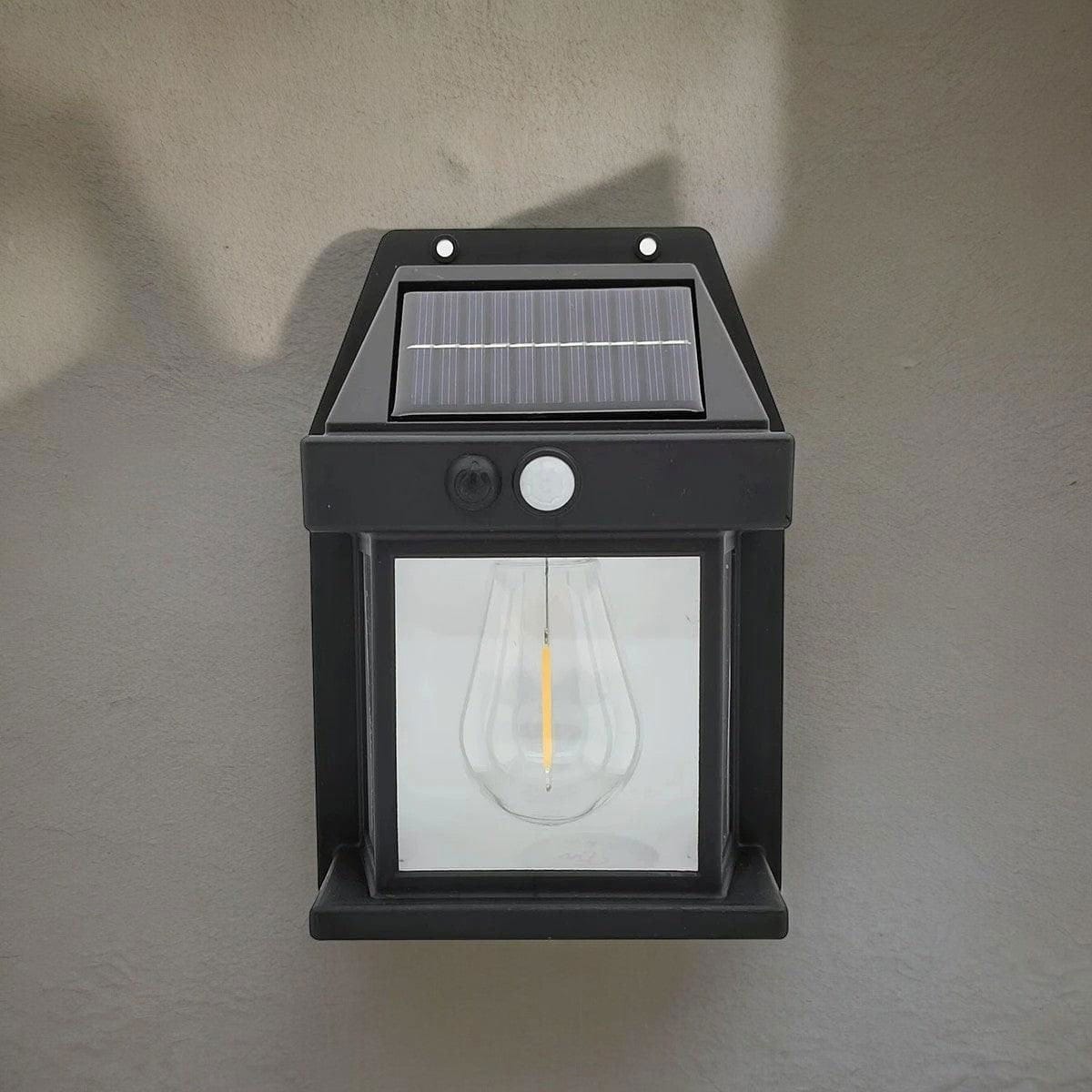Solar Tungsten Filament Wall Lamp – Outdoor Intelligent Induction Light for Garden, Courtyard & Villa thumbnail 4