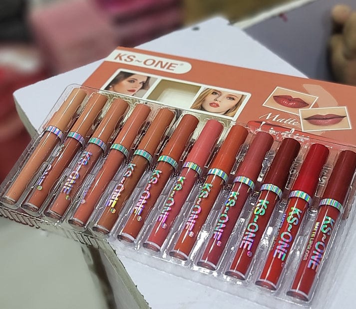 ( PACK OF 12 )KS-one liquid Matte lip gloss view 3