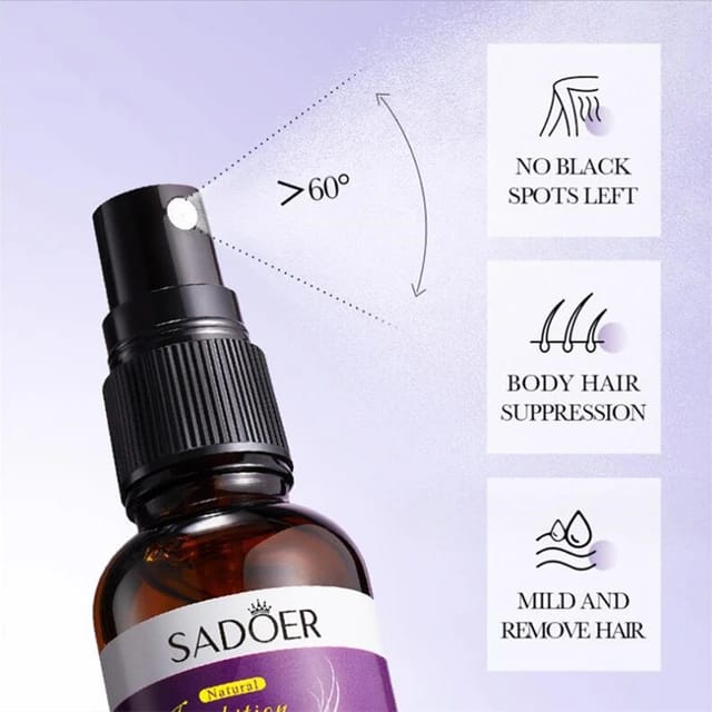 Sadoer Anti-underarm and Leg Hair Growth Inhibition Spray for Women 30ml view 2
