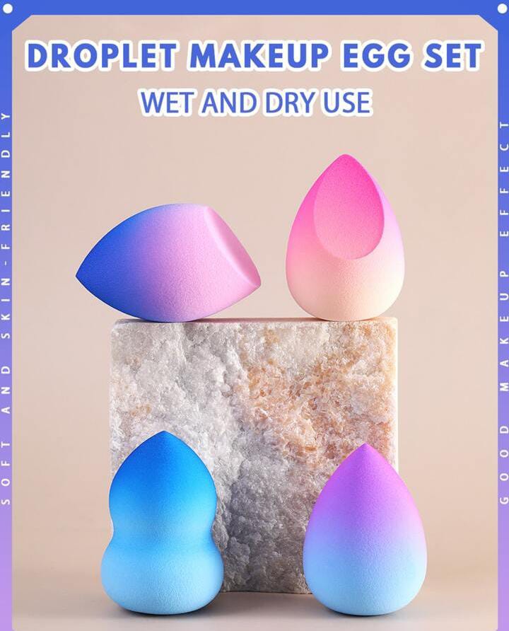 Pack of 4 – Beauty Blender with Plastic Case (random color) view 5