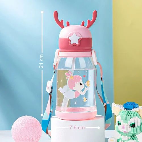 Reindeer Thorn Shape Water Bottle For Kids (600ML) (random color) view 2