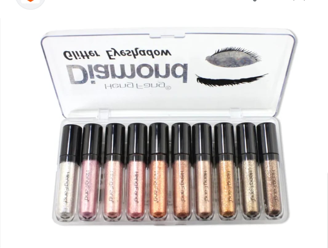 (Pack Of 10) Heng Fang Shine Diamond Glitter Eyeshadow buy online in Pakistan