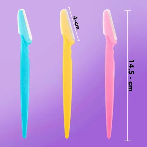 Pack Of 3 Eyebrow Painless Facial Hair Remover Razor For Face, Women And Men view 4