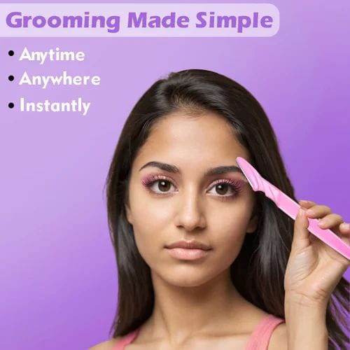 Pack Of 3 Eyebrow Painless Facial Hair Remover Razor For Face, Women And Men view 3