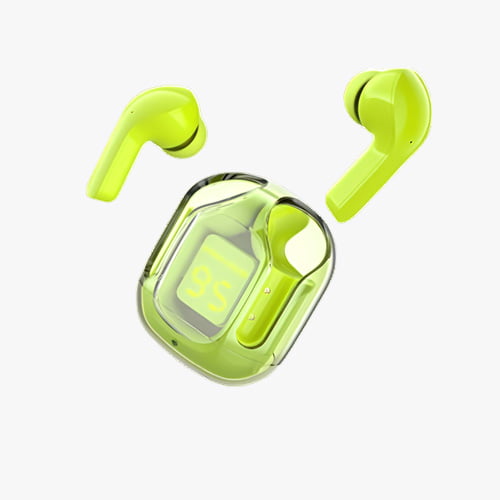 Air 31 Earbuds Wireless Earbuds With Crystal Transparent Case With Type-C Charging | Earbuds Bluetooth 5.3 - With Pouch - Random Color view 5