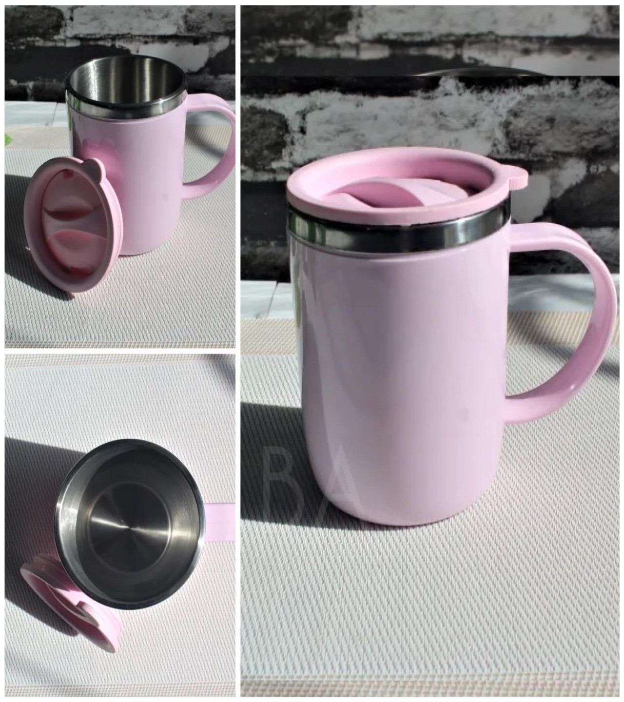 Stainless Steel Hot Cold Coffee Mug With Air Tight Lid (random color) buy online in Pakistan