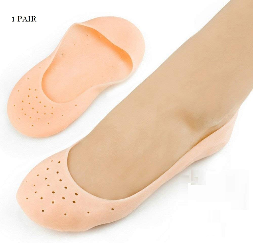 Smiling Foot Anti Crack Full Length Silicone Protector Moisturizing Socks view 5