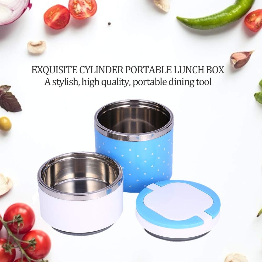 Lunch Box 2 Layer For Kids and Adults (random color) view 2