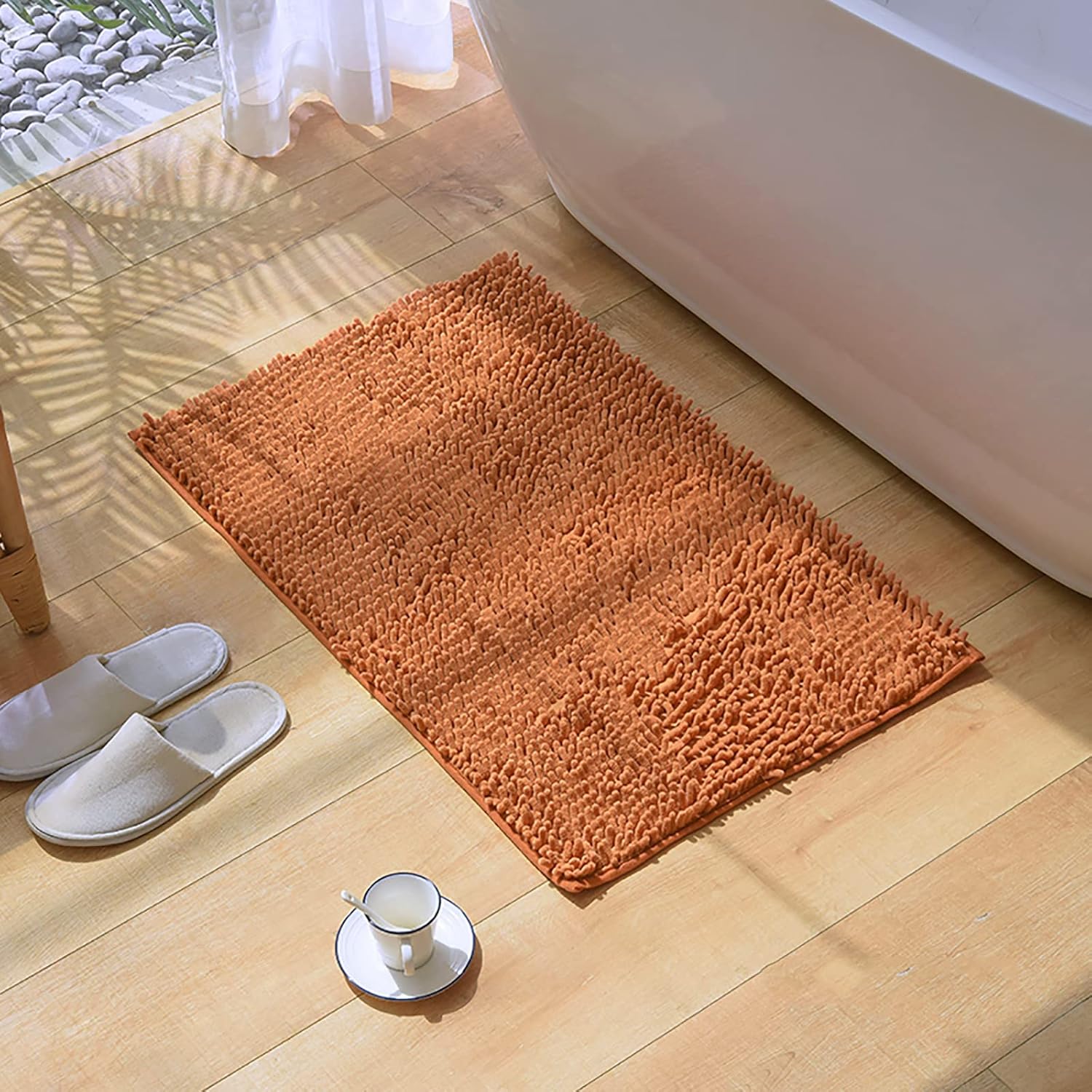Nonslip water absorbent MicroFiber door away mats 40x60cm (random color)
