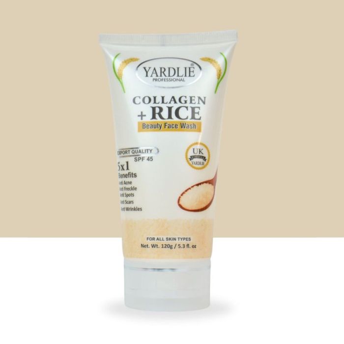 Yardlie Professional Collagen + Rice Beauty Face Wash 120ml view 2