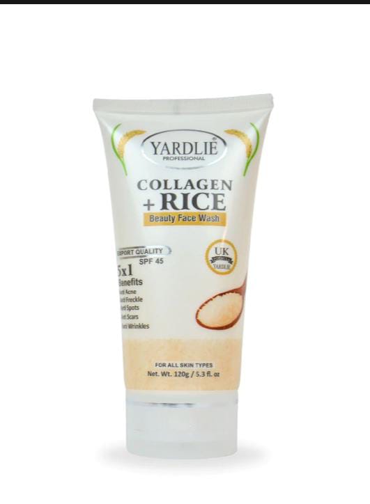 Yardlie Professional Collagen + Rice Beauty Face Wash 120ml view 3